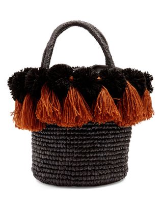 Sensi Studio + Pom-Pom Basket Bag