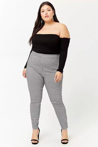 Forever 21 + Gingham Ankle Pants