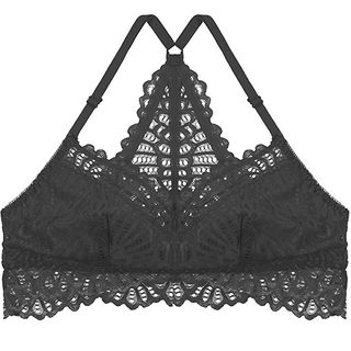 Ted Noah + Plus Size Floral Lace Padded Bralette