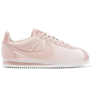 Nike + Classic Cortez Suede and Leather-Trimmed Velvet Sneakers