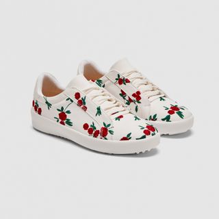 Zara + Floral Sneakers