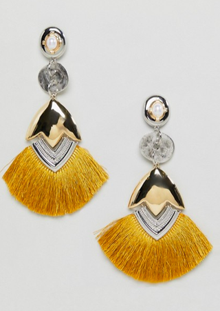 ASOS + Luxe Tassel Earrings