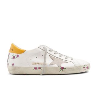 Golden Goose Deluxe Brand + Super Star Low-Top Leather Trainers