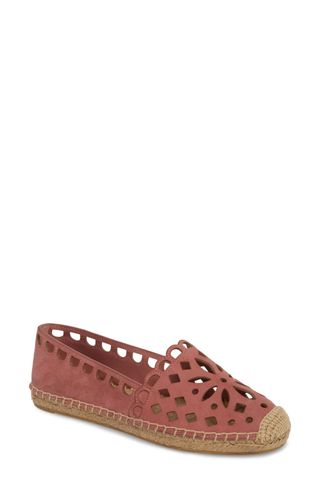 Tory Burch + May Perforated Espadrille Flat
