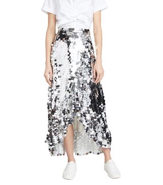 Anouki + Asymmetric Ruffle Skirt