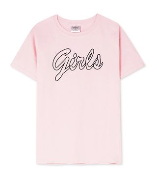 Double Trouble Gang + Girls Embroidered Cotton-Jersey T-Shirt