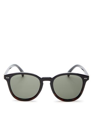 Le Specs + Bandwagon Polarized Round Sunglasses