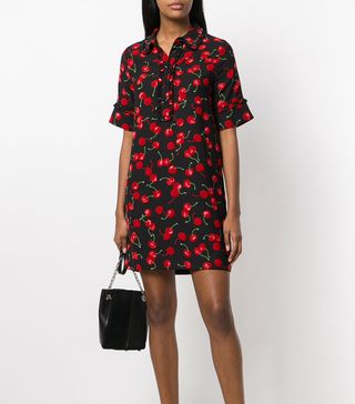 Essentiel Antwerp + Cherry Print Shirt Dress