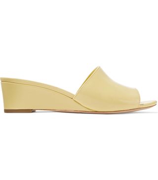 Loeffler Randall + Tilly Patent-Leather Wedge Sandals