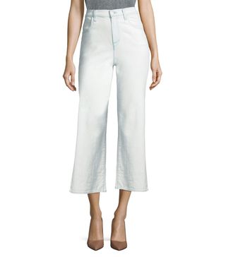 J Brand + Joan High-Rise Cropped Light Wash Jeans