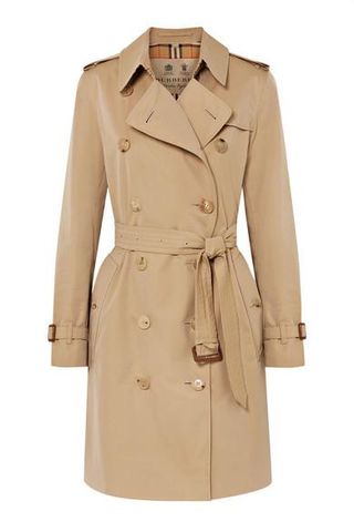 Burberry + The Kensington Cotton-Garbardine Trench Coat