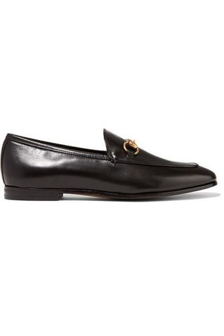 Gucci + Jordaan Horsebit-Detailed Leather Loafers