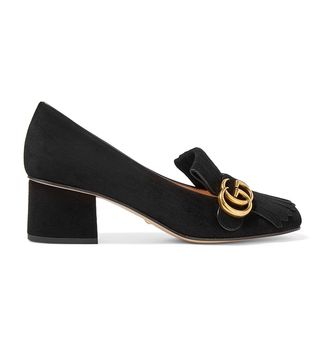 Gucci + Fringed Suede Pumps