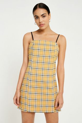 Urban Outfitters + Checked Dress