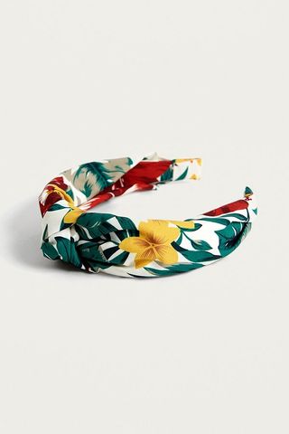 Urban Outfitters + Floral Top Knot Headband