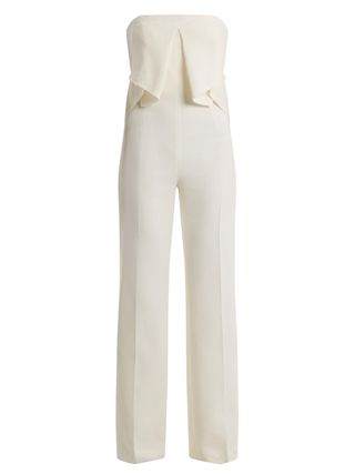 Roland Mouret + Wickham Wool-Crepe Jumpsuit