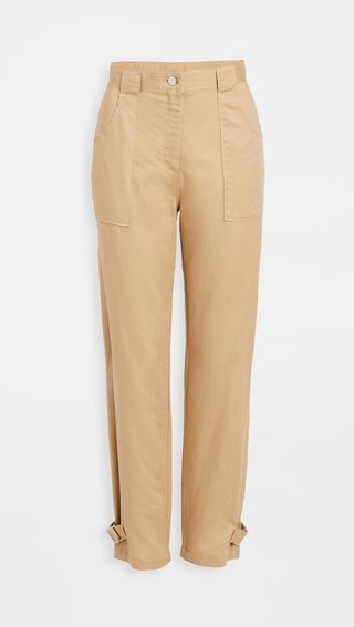 The Range + Tide Linen Twill Utilitarian Straight Pants