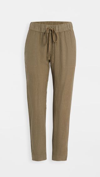 Enza Costa + French Linen Easy Pants