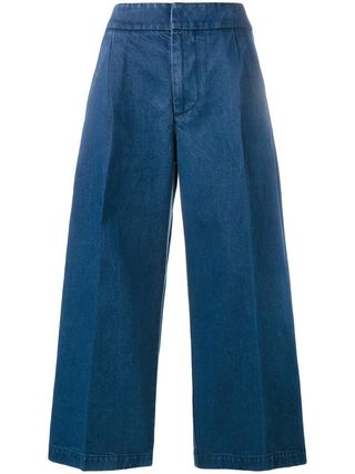 Marni + Cropped Wide-Leg Jeans