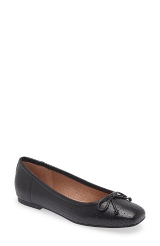 Nordstrom + Ashton Perforated Ballet Flat