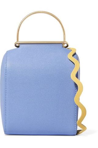 Roksanda + Besa Textured-Leather Shoulder Bag