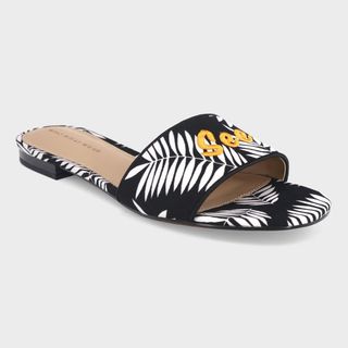 Who What Wear + Sloane Palm Slide Sandals