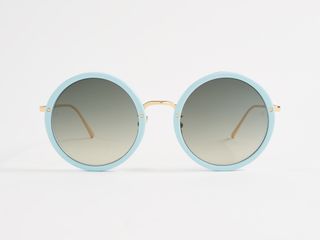 Linda Farrow Luxe + Round Sunglasses