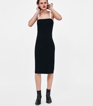 Zara + Ribbed Dress