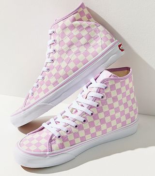 Urban Outfitters x Vans + Party Checkerboard Sk8-Hi Decon Sneaker