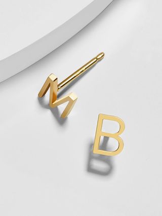 BaubleBar + Maya Brenner Alphabet Studs