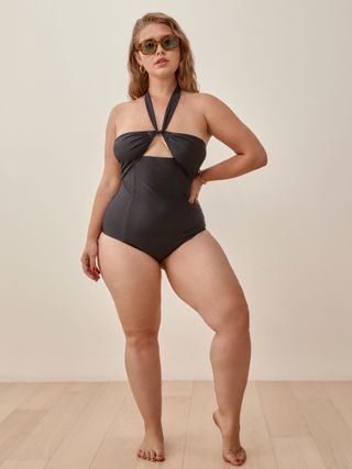 The Reformation + Papaye Halter One Piece