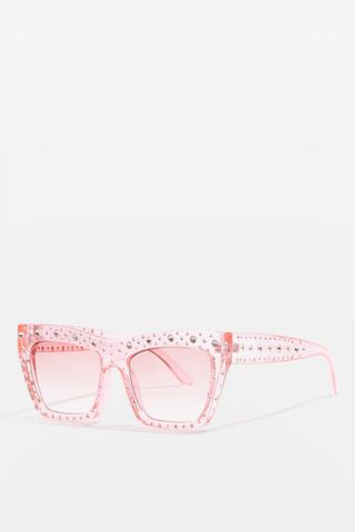 Topshop + Crystal Wilma Sunglasses
