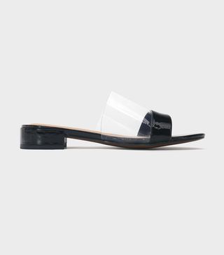 Who What Wear x Target + Piper Lucite Heeled Slide Sandals