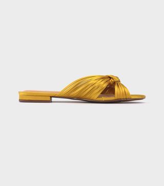 Who What Wear x Target + Grace Satin Knotted Slide Sandals