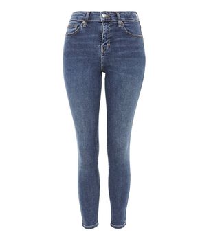 Topshop + Rich Blue Jamie Jeans