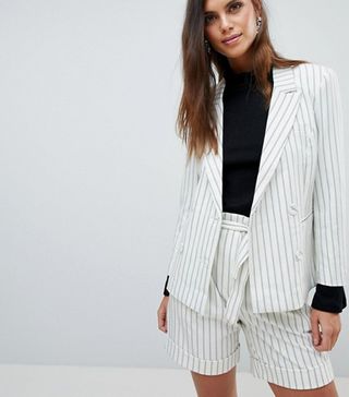 Y.A.S + Striped Blazer