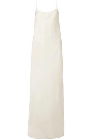 The Row + Ebbons Silk-Twill Maxi Dress