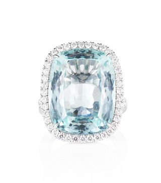 Olivia Grace + Aquamarine Cocktail Ring