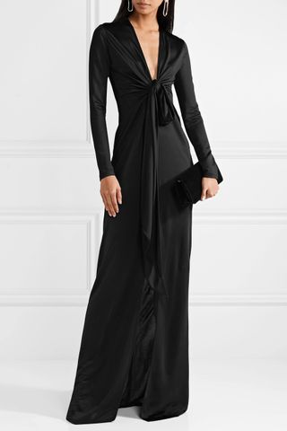 Givenchy + Satin-Jersey Gown