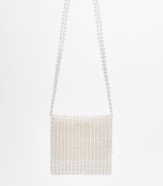 Bershka + Transparent Beaded Bag