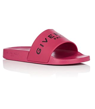 Givenchy + Logo Rubber Slide Sandals