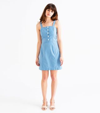 Petite Studio New York + Poppy Dress in Ocean Blue