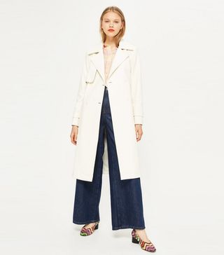 Topshop + Double Breasted Trench Coat