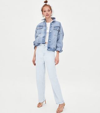 Zara + Hi-Rise Loose Fit Jeans