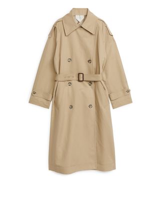 Arket + Linen Cotton Trenchcoat