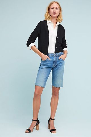 7 for All Mankind + High-Rise Bermuda Shorts