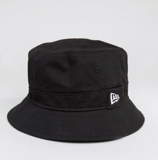 New Era + Black Bucket Hat