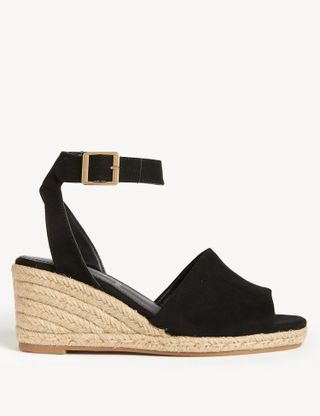 M&S Collection + Wide Fit Wedge Espadrilles