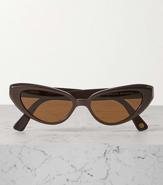 Kimeze + Zawe Cat-Eye Acetate Sunglasses
