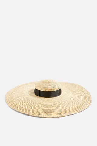 Topshop + Wide Brim Straw Hat